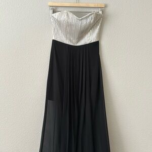 BCBG Maxi strapless dress party size 2 wedding